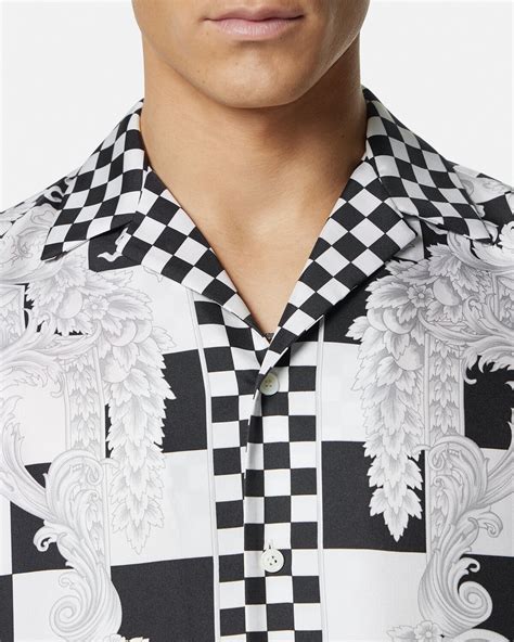 versace medusa logo shirt|Versace Medusa contrasto shirts.